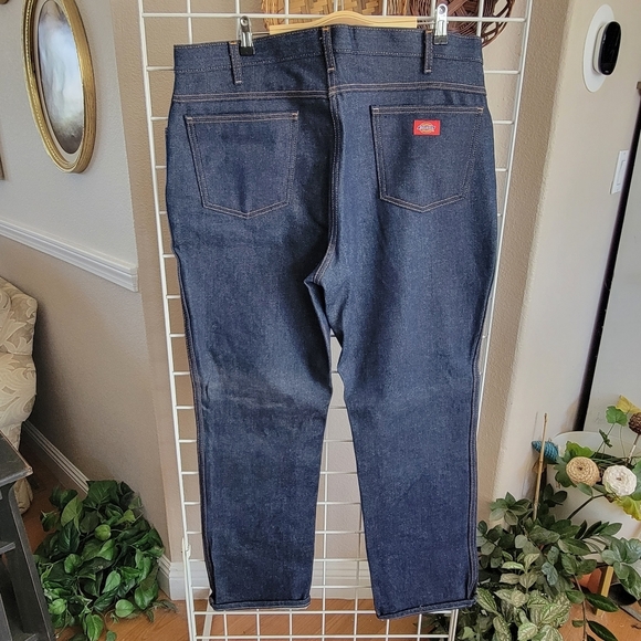 Dickies Men's Straight Jeans - Deep Indigo - Picture 3 of 5